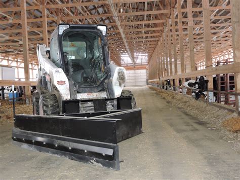 feed pusher skid steer|3 point feed pusher.